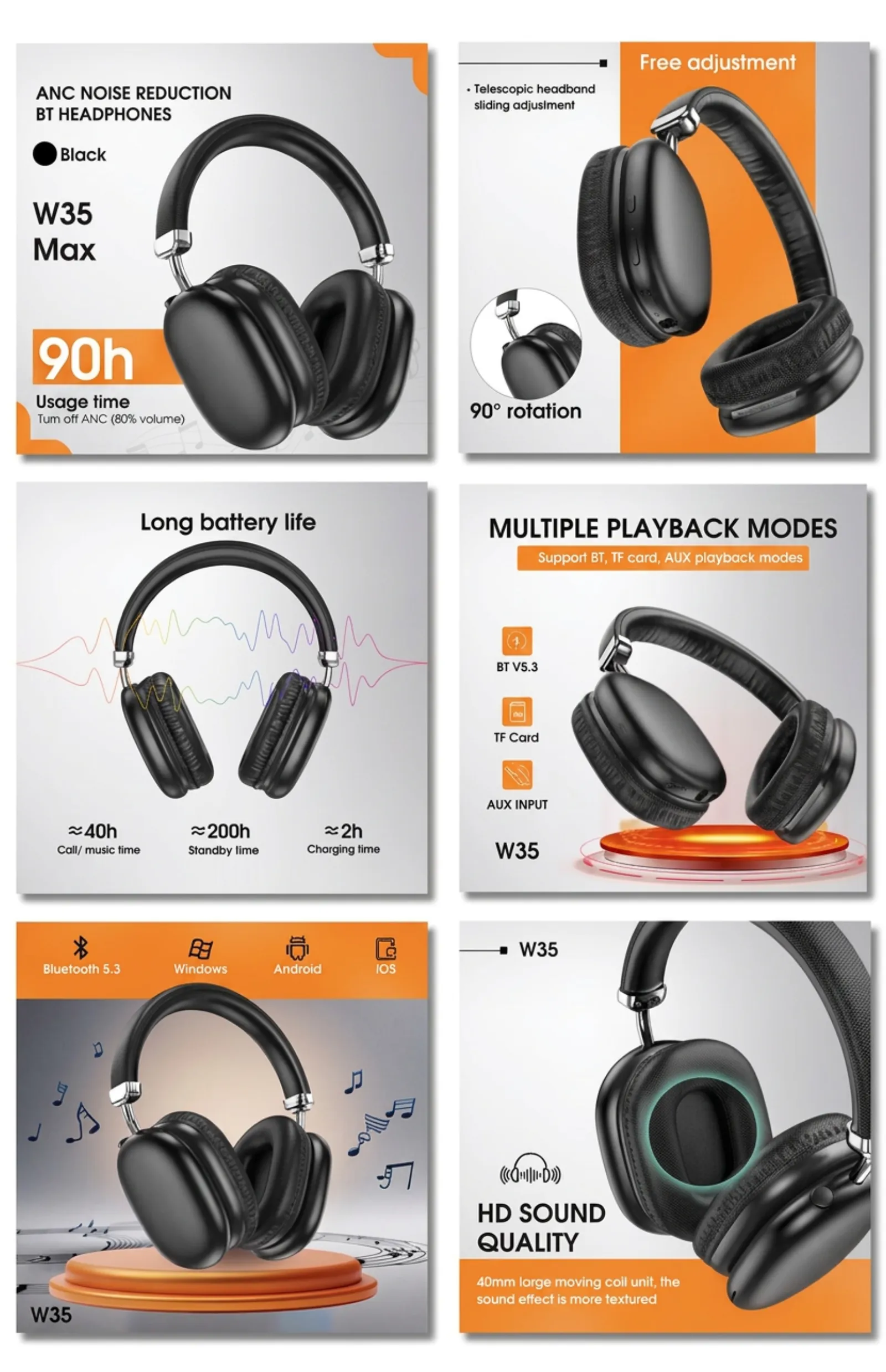 Amazon A+ Content — Wireless Headphones