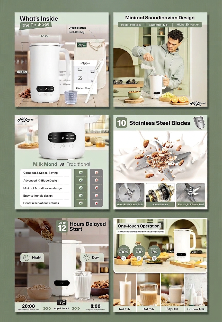 Amazon A+ Content — Milk Maker Appliance