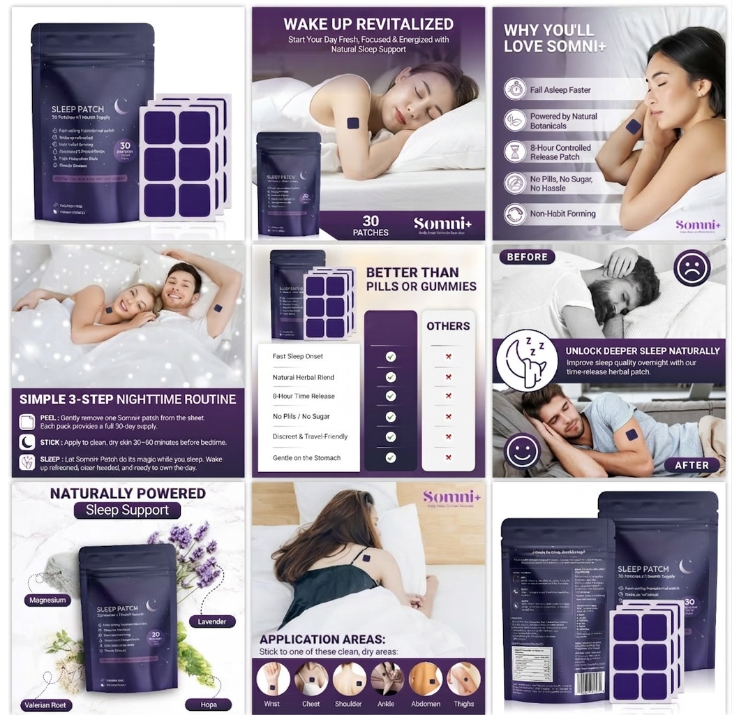 Amazon A+ Content — Sleep Patches